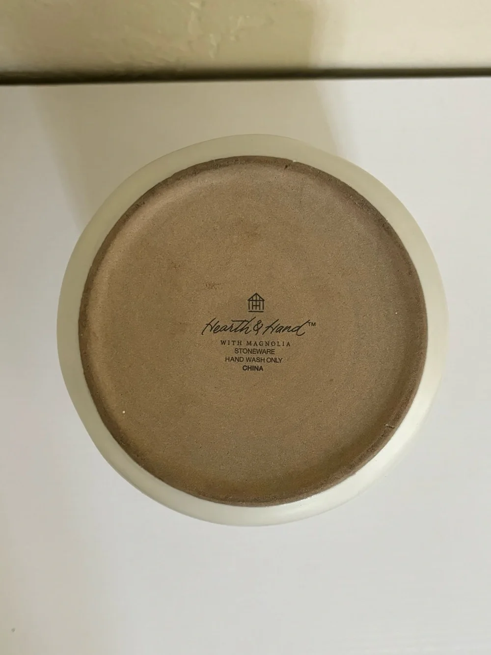 Hearth & Hand with Magnolia Stoneware Coffee Canister with Lid, Matte Finish